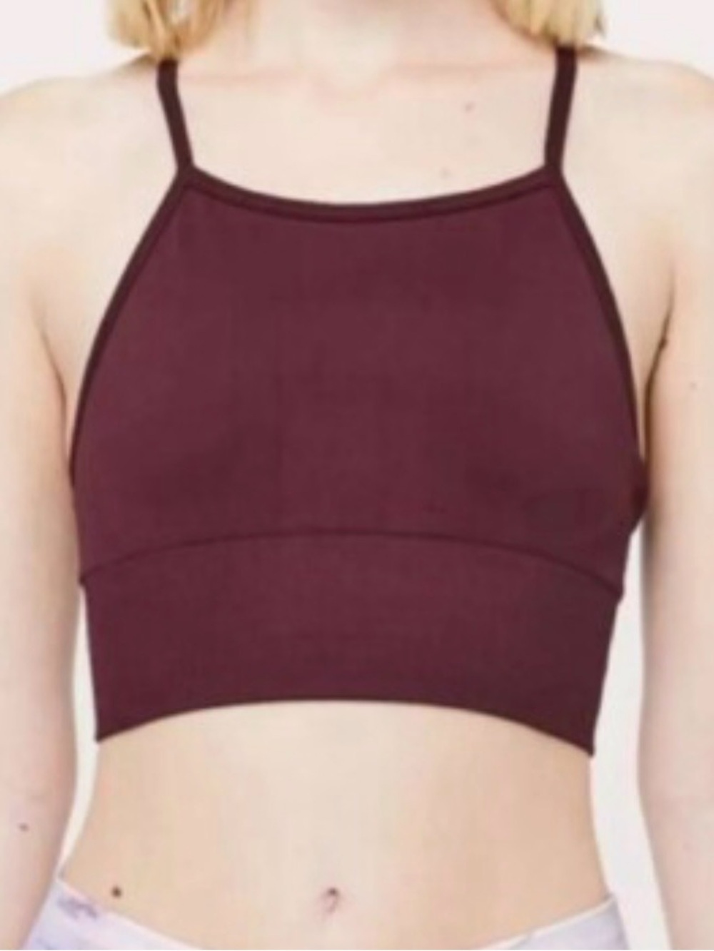 Lululemon maroon sports bra size 2